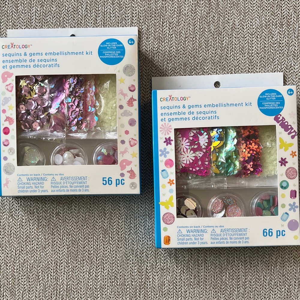 Creatology Sequins & Gems Embellishment Kits
